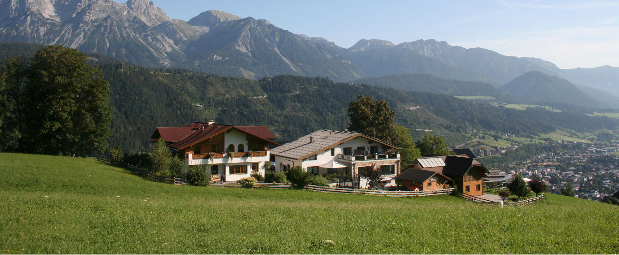 Das Haus Bergliebe im Sommer